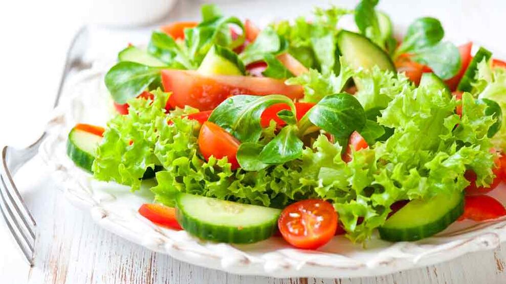 salade de légumes pour votre régime préféré