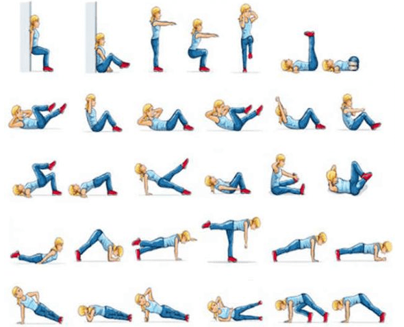 Exercices perdre du poids à la maison